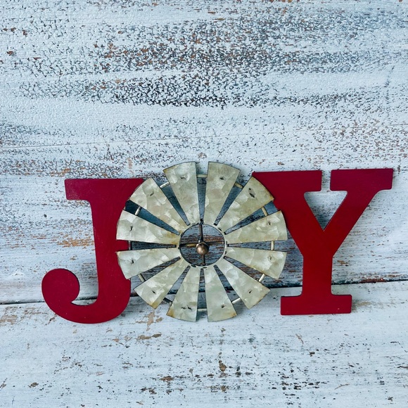 *Joy Windmill Metal Plaque - Picture 6 of 11